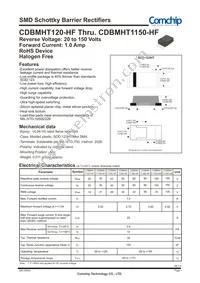 CDBMHT180-HF Datasheet Cover