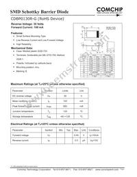 CDBP0130R-G Datasheet Cover