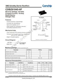 CDBZ61045-HF Datasheet Cover