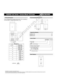 CDDFN2-T5.0C Datasheet Page 2