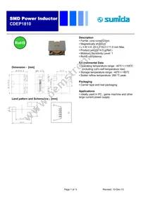 CDEP1810NP-8R2MC-333 Datasheet Cover