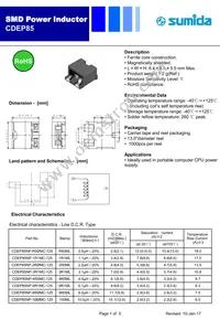 CDEP85NP-R80MC-88 Datasheet Cover