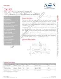 CDK1307DILP40 Datasheet Cover