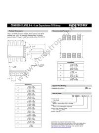 CDNBS08-SLVU2.8-4 Datasheet Page 2