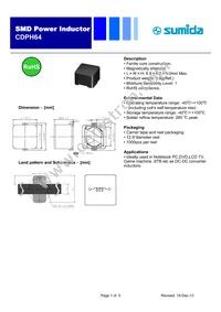 CDPH64NP-680NC Datasheet Cover