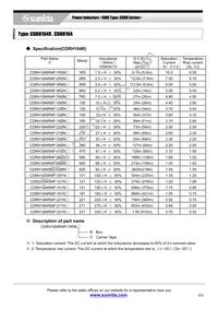 CDRH104R-470NC Datasheet Page 3