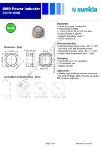 CDRH169RNP-330MC Datasheet Cover