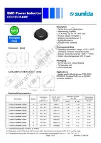 CDRH3D14/HPNP-6R8NC Cover