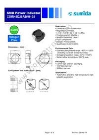 CDRH5D28RH125NP-100MC Cover