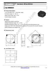 CDRH6D28EHF-5R6NC Datasheet Cover