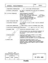CDRH74-102MC Datasheet Page 2