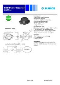 CDRR94ANP-820MC Datasheet Cover