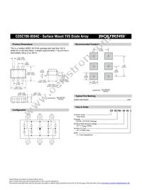 CDSC706-0504C Datasheet Page 2