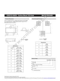 CDSOT23-0502U Datasheet Page 2