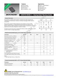 CDSOT23-SRV05-4 Datasheet Cover