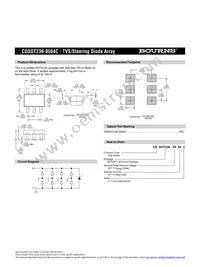 CDSOT236-0504C Datasheet Page 2