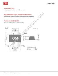 CE3521M4 Datasheet Page 5