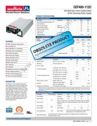 CEF400-112C Datasheet Cover