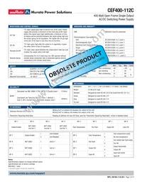 CEF400-112C Datasheet Page 2