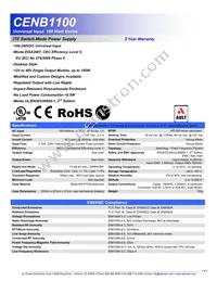 CENB1100A1803F01 Datasheet Cover