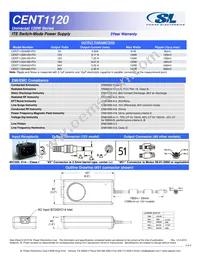 CENT1120A4803F01 Datasheet Page 2