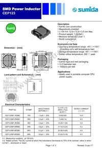 CEP123NP-6R3MC Datasheet Cover