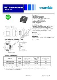 CEPH149NP-2R4MC Datasheet Cover