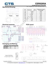 CER0205A Datasheet Page 2