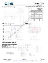 CER0221A Datasheet Page 2