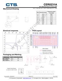 CER0231A Datasheet Page 2