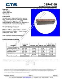 CER0235B Datasheet Cover