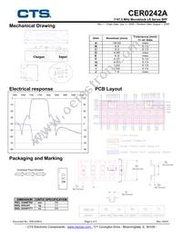 CER0242A Datasheet Page 2