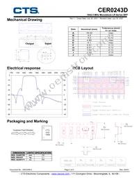 CER0243D Datasheet Page 2