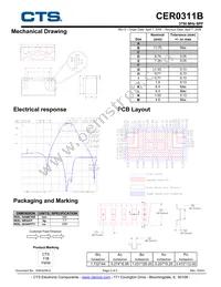 CER0311B Datasheet Page 2