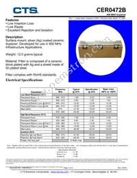 CER0472B Datasheet Cover