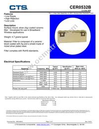 CER0532B Datasheet Cover