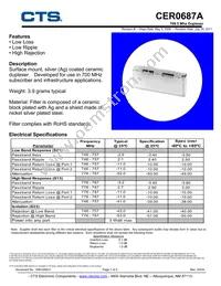 CER0687A Datasheet Cover