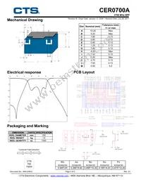 CER0700A Datasheet Page 2