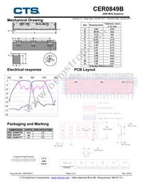 CER0849B Datasheet Page 2