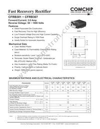 CFRB305-G Datasheet Cover