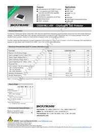 CG0201MLC-05H Datasheet Cover