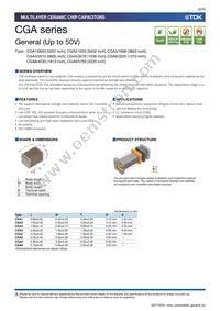 CGA6P2X7R1H105K160AA Datasheet Page 3