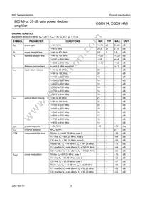 CGD914 Datasheet Page 3