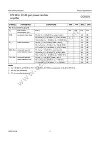 CGD923 Datasheet Page 4