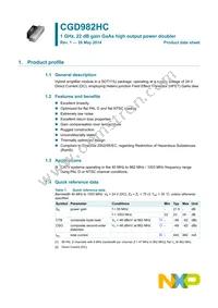 CGD982HC Datasheet Cover