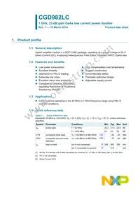 CGD982LCU Datasheet Cover