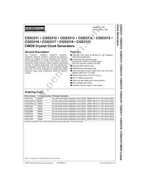 CGS3319MX Datasheet Cover