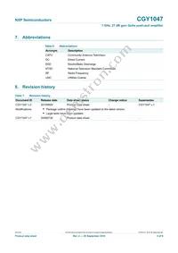 CGY1047 Datasheet Page 5