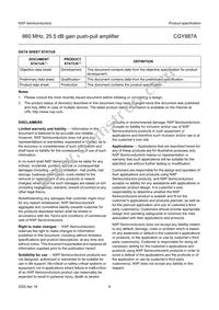 CGY887A Datasheet Page 6