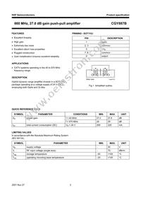 CGY887B Datasheet Page 2